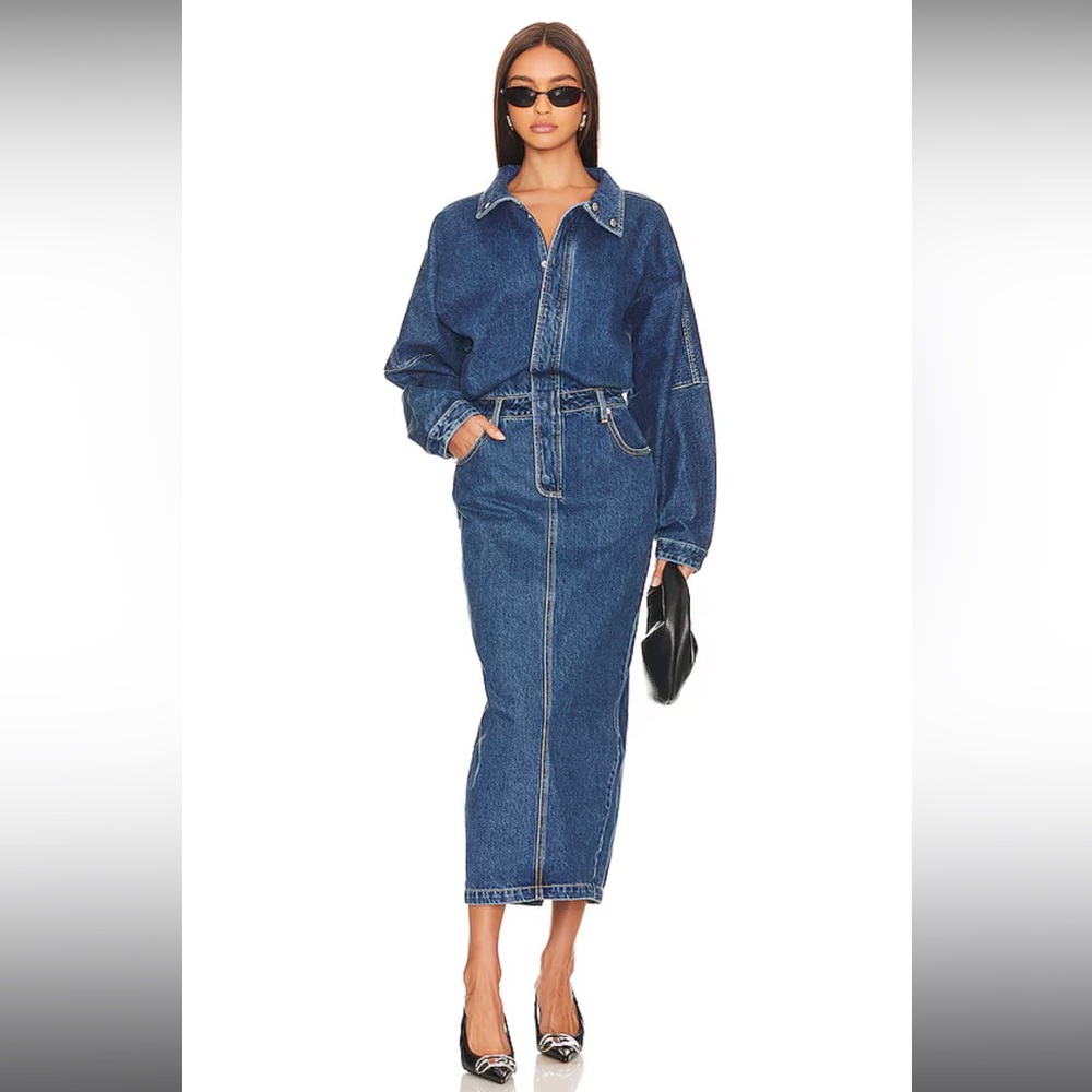Ronny Kobo Collection Sebastian Dress Denim size S